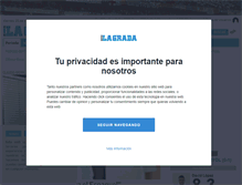 Tablet Screenshot of diariolagrada.com